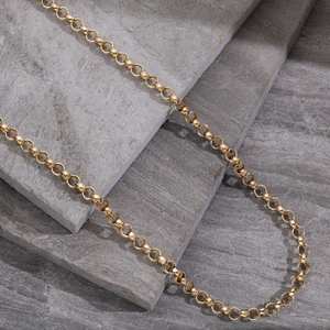 Cadena de Oro Amarillo Sólido Pulido Tipo Belcher, Joyería al por Mayor para Hombres y Mujeres - Product Image 5