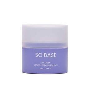 [ECOSMEC] SO BASE คอลลาเจน โนวอช ครีมมาส์กแพ็ค  แบบกระปุกบดสดใหม่ บำรุงผิวล้ำลึก ครีมบำรุงผิวหน้าสไตล์เกาหลี - Product Image 1