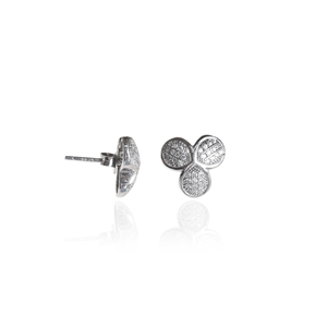 Nuevos Aretes de Plata con Diseño de Racimo 2026, Aretes de Circonia Cúbica, Joyería para Mujeres y Niñas, para Usar en Fiestas - Product Image 2