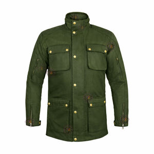 Chaquetas de Motociclismo de Lona de Algodón para Hombre, Chaqueta de Motociclismo Transpirable para Motociclistas de Calle, Equipo de Protección a Prueba de Viento - Product Image 1