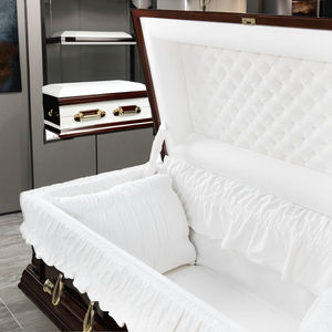 Vietnam DSP Fábrica de alta calidad CKT2007 Estilo norteamericano Ataúd de madera Serenidad Funeral Ataúdes Urnas Directo al por mayor - Product Image 5