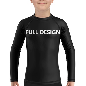 Custom Design Durable Compression MMA Rash Guard Men's Adults-Breathable UPF50+ Eco-Friendly Quick Dry Anti-Bacterial Fitness - Product Image 4
