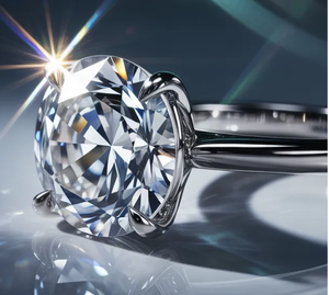 แหวนแต่งงานทองคำขาว 10k 14k 18k ขนาด 2 มม. ประดับเพชร 2 กะรัต เพชรกลมสังเคราะห์ CVDHPHT พร้อมใบรับรอง IGI GIA - Product Image 3