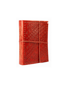 Diario de Cuero Hecho a Mano, Cuaderno de Cuero Vintage, Diario de Viaje con Grabado, Diario de Escritura Rústico, Cuaderno de Dibujo de Cuero para Regalo - Product Image 3