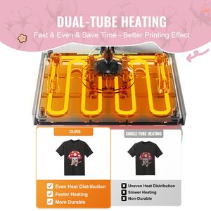 12 X 10inch Heat <b>Press</b> Machine 360 Degrees Swing Away Fast Heating Digital Pre-Voltage for <b>Clothes</b> T Shirt Pressing Machine - Product Image 2