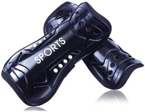 Protections de tibia en cuir professionnelles Lawd Sports avec renfort PC/PVC pour le Muay Thai, le kickboxing, les arts martiaux, l'entraînement toutes saisons - Product Image 2