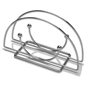 Modern Brushed Nickel Metal Napkin Holder Vertical Countertop <b>Paper</b> Tissue Dispenser Rack for <b>Kitchen</b> Table Restaurant Decor - Product Image 5