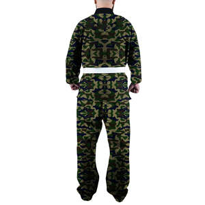 Uniforme de Jiu-Jitsu personnalisé, style martial arts, extensible, léger, respirant, dernier design, durable, en coton. - Product Image 5
