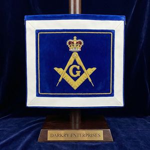 Fabricante Personalizado de Delantales Masónicos con Bordado de Hilos de Oro y Plata, Fábrica de Regalía, Venta al por Mayor, Uniformes de Logia a Medida, Servicio OEM ODM - Product Image 2