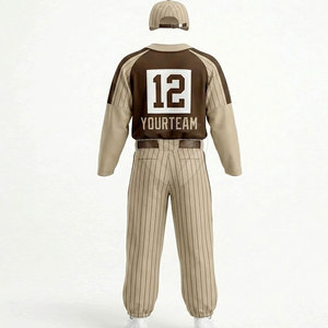 Conjunto de Uniforme de Béisbol Deportivo para Hombre, Tejido Suave y Transpirable, Estilo Atlético Moderno, Ideal para Clubes, Escuelas y Equipos Profesionales - Product Image 3