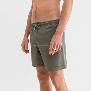 Shorts de bain et de sport pour hommes, couleur unie personnalisée, séchage rapide, style mode, pour la course à pied 2026 - Product Image 4