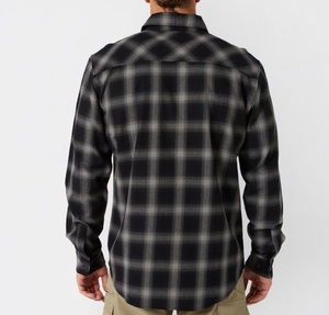 Chemise en flanelle de bonne qualité, logo personnalisé, vente en gros d'usine, confortable, 100% coton, manches longues, chemise en flanelle à carreaux décontractée pour hommes - Product Image 6