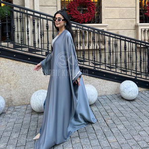 Último Diseño de Abaya Casual para Mujer, de Alta Calidad, Cómoda, Transpirable, Holgada, Larga hasta el Suelo, de Manga Larga - Product Image 5