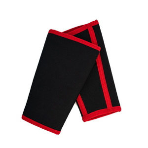 Genouillères en néoprène tricoté noir et rouge, respirantes, absorbant les chocs, universelles, unisexes, pour toutes les saisons, protection sportive - Product Image 2