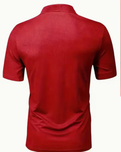 Camiseta de Manga Corta para Hombre con Logotipo Personalizado, Tejida, Informal, con Botones al Frente, de Secado Rápido, 320g, Corte Regular - Product Image 2