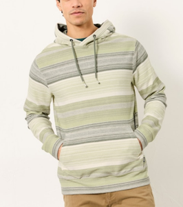 Direct Factory Sale 100% Cotton Fleece Men's Hoodies Pullover OEM Custom Logo Drop Shoulder 300 GSM Striped Printed Regular Fit - Product Image 4