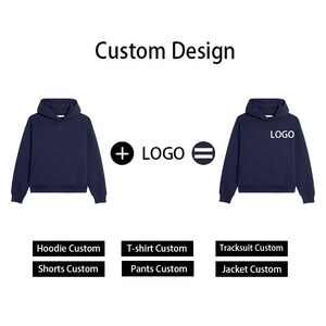 เสื้อฮู้ดดี้สตรีทแวร์แบบวินเทจทรงปกติสำหรับผู้ชาย ผ้าคอตตอน/โพลีเอสเตอร์ฟลีซ 280gsm ซิปหน้า ล้างสีแบบแอซิดวอช - Product Image 4