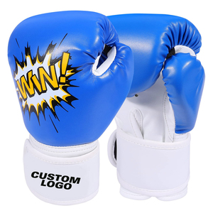 Guantes de Boxeo para Niños de 16 oz, Artes Marciales Mixtas (MMA) y Equipo de Gimnasio, Diseño Personalizado, Guantes de Entrenamiento de Combate para Niños - Product Image 1