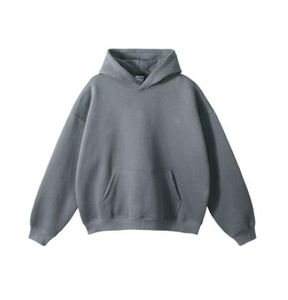 Sweat-shirt en molleton à col rond, service OEM, 100 % coton, coupe classique pour homme, longueur longue, motif lettres, écologique, imperméable - Product Image 3