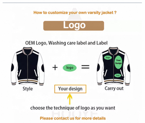 Chaqueta de bombardero de lana de Hip Hop de calle alta americana para hombre, nuevo diseño de cuello levantado, bordado de invierno, personalización Vintage frontal - Product Image 6