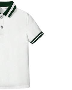 Camiseta de Golf Personalizada de Manga Corta, Tejido Sólido 100% Algodón, Transpirable, Informal, para Verano, Cómoda para Hombre - Product Image 3