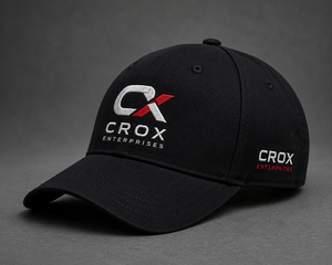 Black Embroidered Logo Baseball <b>Cap</b> Adjustable Curved Brim Casual Teamwear Promotional <b>Hat</b> - Product Image 4