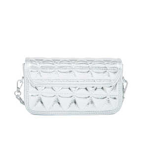 Silver Formal <b>Evening</b> <b>Bag</b> P24121 Elegant Clutch - Product Image 1
