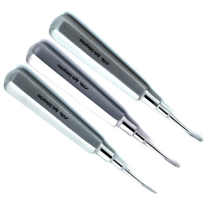 Juego de Elevadores Dentales para Extracción de Raíces, Instrumentos Quirúrgicos con Punta Curva de 2mm, 3mm, 4mm, Acero Inoxidable, para Cirugía Oral y Extracción Dental - Product Image 3