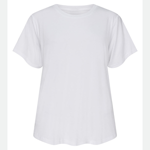 Camiseta Informal de Algodón para Mujer, Personalizada, Suave, de Manga Corta y Cuello Redondo, Top de Moda Femenina - Product Image 1