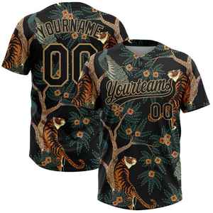 เสื้อเบสบอลคุณภาพสูง ระบายอากาศได้ดี ผลิตตามแบบ OEM ออกแบบลายพิมพ์ดิจิทัลของคุณเอง เย็บอย่างดี ระบายอากาศได้ดี สำหรับทุกเพศ - Product Image 1