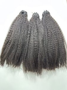 100% Vierge Vietnamien Brut Non Transformé Crépus Cheveux Raides Armure Bundles Double Trame Machine Extensions de Cheveux Humains 100g Tout - Product Image 5