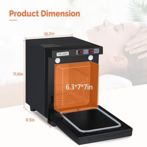 Hot Towel Warmer Facials Massage Cabinet Black Aluminum Esthetician Towel Heating Chamber for Salon Beauty Spa Barbershop - Product Image 5