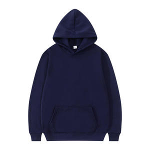 Sweat-shirt à capuche unisexe en molleton de coton rose uni surdimensionné, style streetwear, vierge, avec poche kangourou, pour l'hiver, vente en gros - Product Image 2