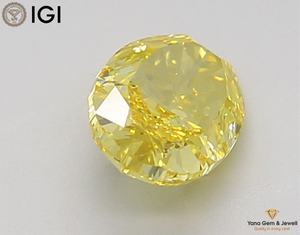 Diamante Cultivado en Laboratorio con Certificación IGI, Color Amarillo Intenso, Claridad VS1, Forma Ovalada, 1.50 Quilates, para Joyería de Obra Maestra - Product Image 6