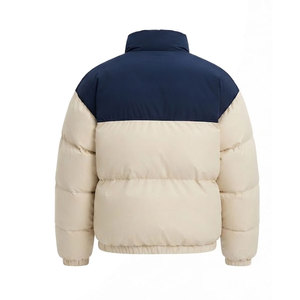 Chaqueta Acolchada Cómoda para Hombre, Chaqueta de Invierno con Relleno Cálido, Cierre Completo con Cremallera, Cuello Alto, Dos Bolsillos Laterales y Uso en Exteriores - Product Image 6