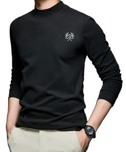 OEM sur mesure sweat-shirt décontracté pour hommes couleur unie confortable respirant anti-rides écologique polaire demi-fermeture éclair pull hiver - Product Image 3