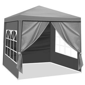 Tenda Portatile Impermeabile 6.5x6.5FT a Quattro Lati con Telaio in Acciaio, Doppia e Personalizzabile per Eventi all'Aperto, Fiere ed Esposizioni - Product Image 3