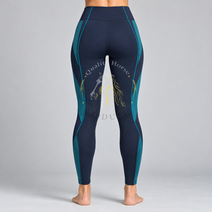 Pantalones de equitación para mujer diseñados con tela elástica, ajuste cómodo y costuras duraderas para el uso ecuestre diario. - Product Image 3