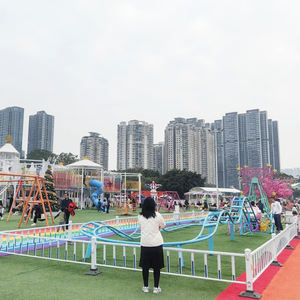 Montaña Rusa Manual, Divertido Juego <span class=keywords><strong>Interactivo</strong></span> para Niños y Padres con Doble Vía para Parques de Atracciones y Hoteles Turísticos - Product Image 2