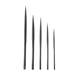Un juego de 5 limas triangulares Lima de aguja de acero fuerte 150-250mm para la fabricación de joyas, trabajo en madera, artesanía de piedra Precio barato - Product Image 5