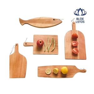 Planche à découper ronde en bois de haute qualité pour légumes, fruits, viande, pain, cuisson quotidienne, passe au lave-vaisselle, réutilisable, Vietnam - Product Image 1