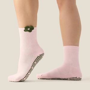 Custom Women <b>Cute</b> Crew <b>Socks</b> 3D Ear Cuff Cartoon Floral Design Cotton Jacquard <b>Socks</b> Wholesale <b>Socks</b> Manufacturer - Product Image 6