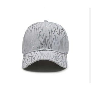 Gorra de Béisbol Transpirable y Ajustable para Primavera/Verano, 100% Algodón, 6 Paneles, Diseño Geométrico, Malla, Estilo Casual, Unisex - Product Image 3