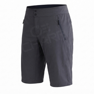 Shorts de cyclisme pour homme personnalisés, à séchage rapide, coupe ample, pour le VTT, extensibles, avec cordon de serrage et poche zippée - Product Image 4