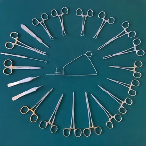 Ensembles d'instruments chirurgicaux vétérinaires : Pinces manuelles pour stérilisation de chats et chiens, rétracteur ovarien, instruments chirurgicaux pour tissus mous, pince de stérilisation - Product Image 1
