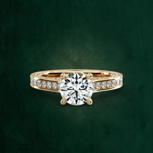 แหวนทองคำแท้ 18K รุ่น Mirabelle Milgrain Classic - ราคาโรงงาน OEM B2B แบบกำหนดเองได้ - Product Image 3