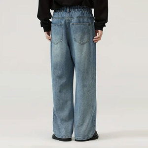 Affordable Baggy Jeans Pant For Men With Good Quality Material And Relaxed Fit For Casual Wear - Product Image 3