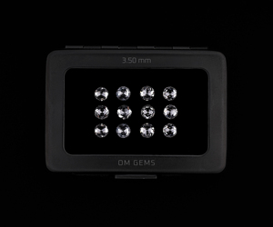 Diamante de laboratorio de 3.5 mm, corte redondo rosa, color D, VVS, para la fabricación de joyas, venta al por mayor, diamantes de laboratorio OM GEMS - Product Image 1
