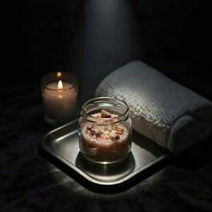 Sal de Baño Rosa del Himalaya Orgánica, Natural y Ecológica, Cristales para Terapia Mineral Revitalizante, Aceites Aromáticos Tallados para Spa y Jardín - Product Image 5