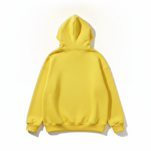 Sweat à capuche en molleton épais pour homme, coupe droite, épaules tombantes, broderie numérique personnalisée, style streetwear automne - Product Image 3